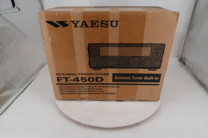 U20350 Used Yaesu FT-450D HF/50MHz Transceiver Screen Issue