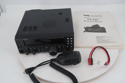 U20350 Used Yaesu FT-450D HF/50MHz Transceiver Screen Issue