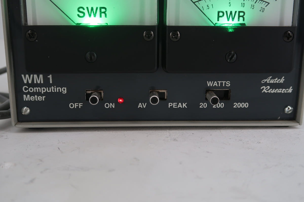 U20352 Used Autek Research WM 1 Computing Meter SWR/Watt Meter