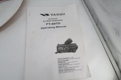 U20355 Used Yaesu FT-897D HF/VHF/UHF All-Mode 100W Transceiver w/FC-30 & DigiRig