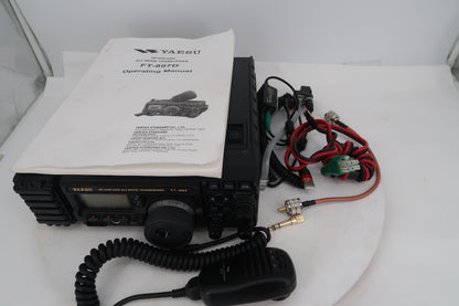 U20355 Used Yaesu FT-897D HF/VHF/UHF All-Mode 100W Transceiver w/FC-30 & DigiRig