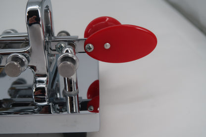 U20356 Used Vibroplex Original Bug Semi-Automatic Key Jeweled  w/Clear Acrylic Case
