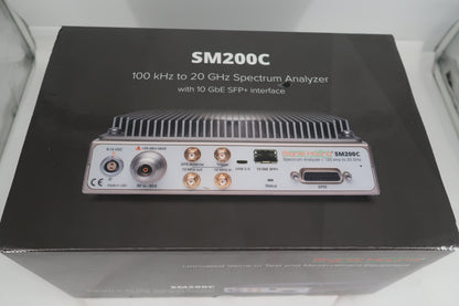 U20360 UnUsed Signal Hound SM200C 100kHz to 20 GHz Spectrum Analyzer with 10GbE SPE+ Interface