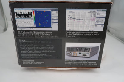 U20360 UnUsed Signal Hound SM200C 100kHz to 20 GHz Spectrum Analyzer with 10GbE SPE+ Interface