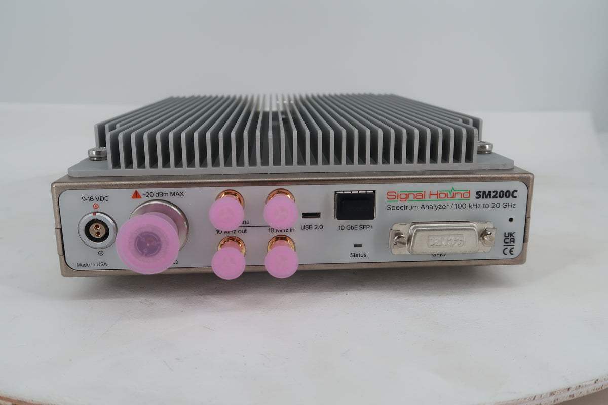 U20360 UnUsed Signal Hound SM200C 100kHz to 20 GHz Spectrum Analyzer with 10GbE SPE+ Interface