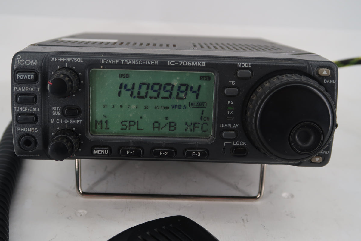 U20365 Used ICOM IC-706MKII HF/VHF All-Mode 100W Transceiver