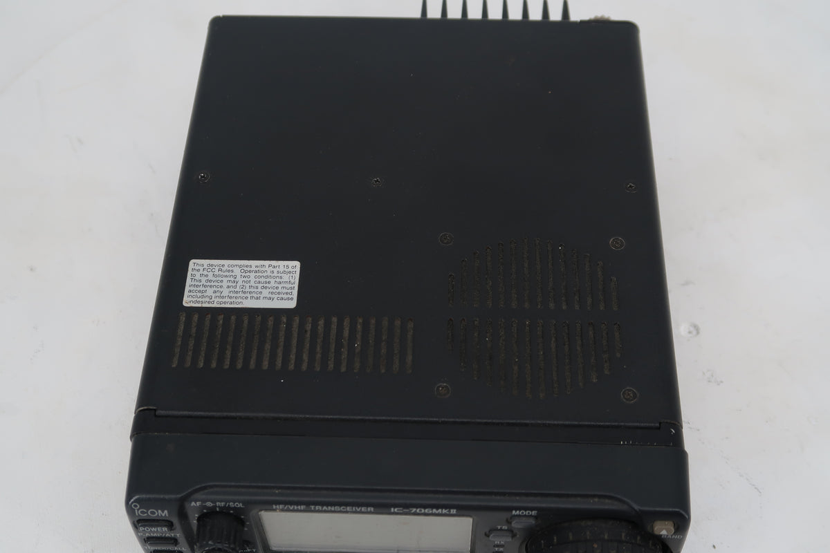 U20365 Used ICOM IC-706MKII HF/VHF All-Mode 100W Transceiver