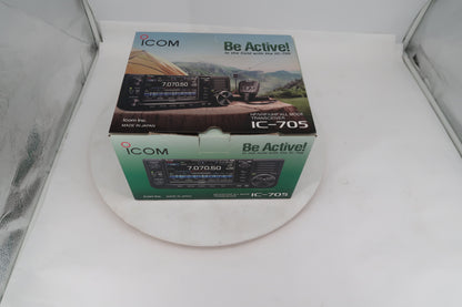U20366 Used ICOM IC-705 HF/50/144/430MHz All-Mode w/D-STAR 10W QRP Transceiver