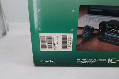 U20366 Used ICOM IC-705 HF/50/144/430MHz All-Mode w/D-STAR 10W QRP Transceiver
