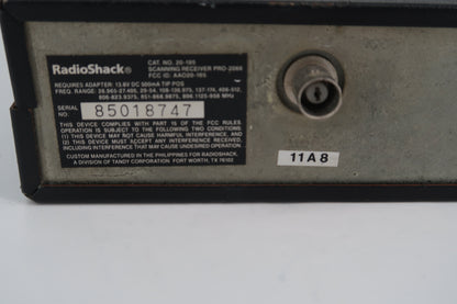U20407 AS-IS RadioShack PRO-2066 150-Channel Scanner Unchecked/Untested