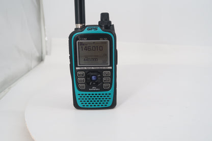 U20412 Used ICOM ID-51A Plus VHF/UHF FM/D-STAR 5W Handheld Transceiver 50th Anniversary Limited Edition