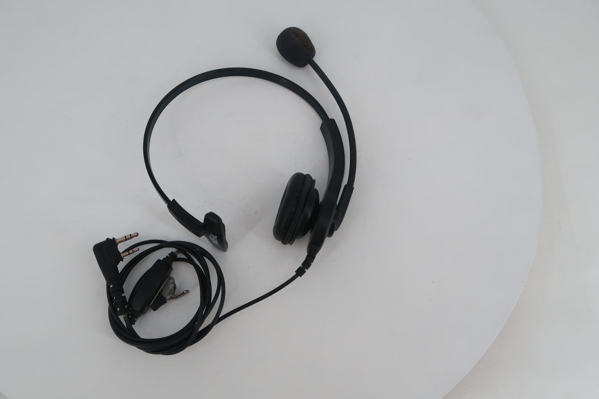 U20413 Used Heil HTH-I Handie Talkie Heaset for 2-Pin Icom HTs