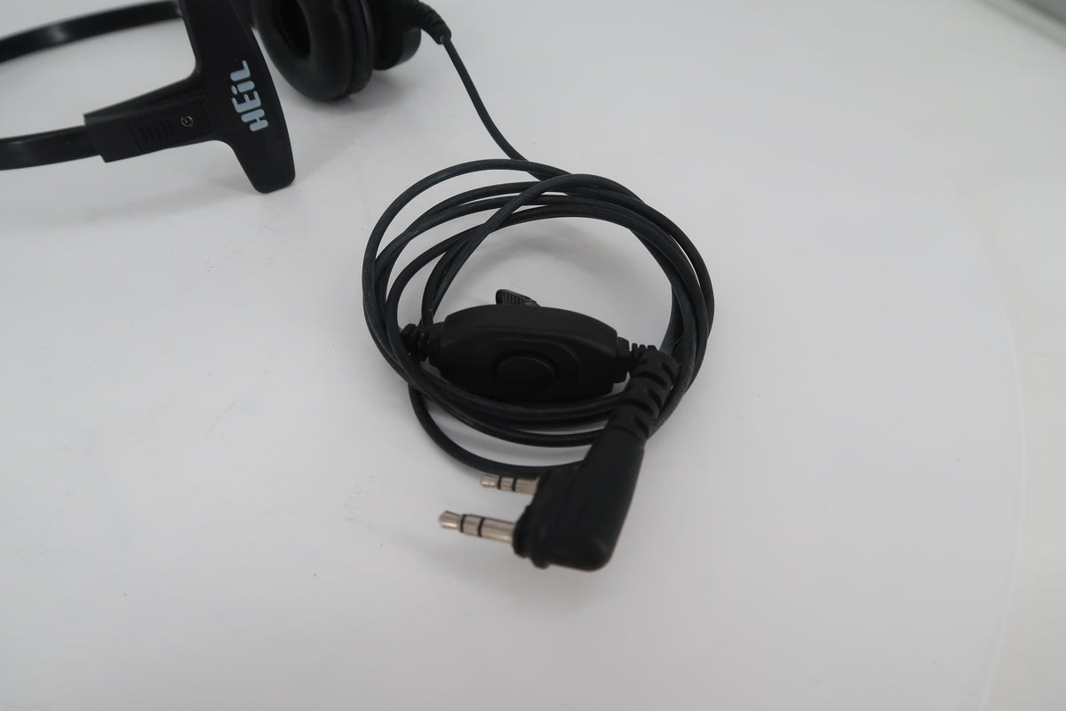 U20413 Used Heil HTH-I Handie Talkie Heaset for 2-Pin Icom HTs