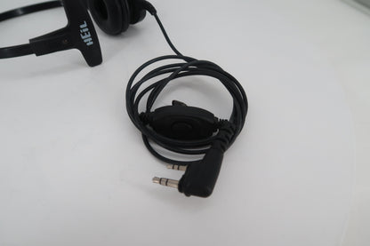 U20413 Used Heil HTH-I Handie Talkie Heaset for 2-Pin Icom HTs