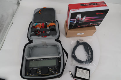 U20421 Used Elecraft KX2 80-10M SSB/CW/Data QRP 10W Transceiver w/KXAT2 Automatic Antenna Tuner & Extras