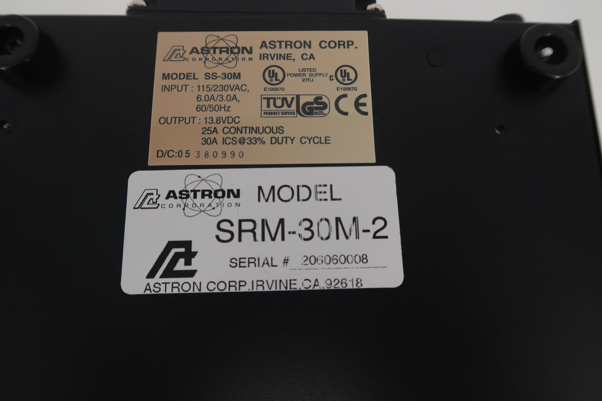 U20423 Used Astron SS-30M Switching Power Supply 13.8Vdc/30A