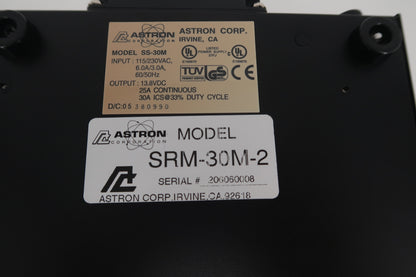 U20423 Used Astron SS-30M Switching Power Supply 13.8Vdc/30A