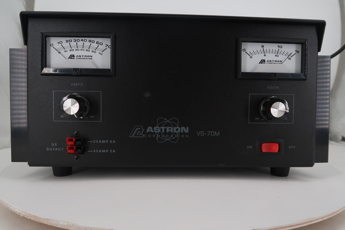 U20422 Used Astron VS-70M-AP Variable Heavy Duty Linear Power Supply 2-15Vdc/70A Peak