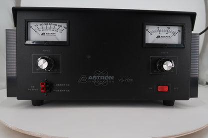 U20422 Used Astron VS-70M-AP Variable Heavy Duty Linear Power Supply 2-15Vdc/70A Peak