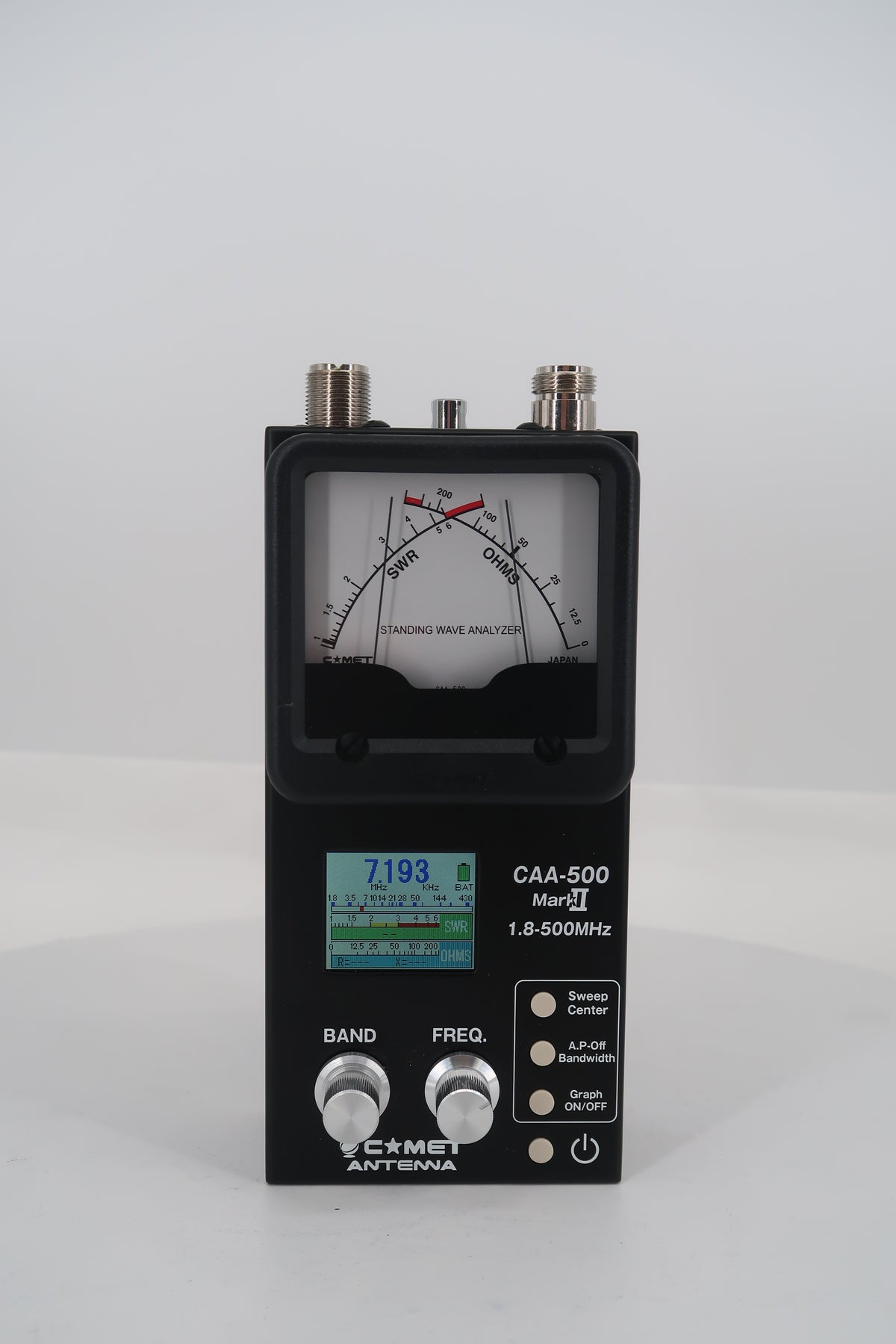 U20425 Used Comet Antennas CAA-500 Mark II Standing Wave Analyzer 1.8-500MHz
