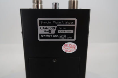 U20425 Used Comet Antennas CAA-500 Mark II Standing Wave Analyzer 1.8-500MHz