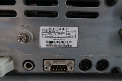 U20426 Used Yaesu FT-847 Earth Station HF/VHF/UHF All Mode Transceiver