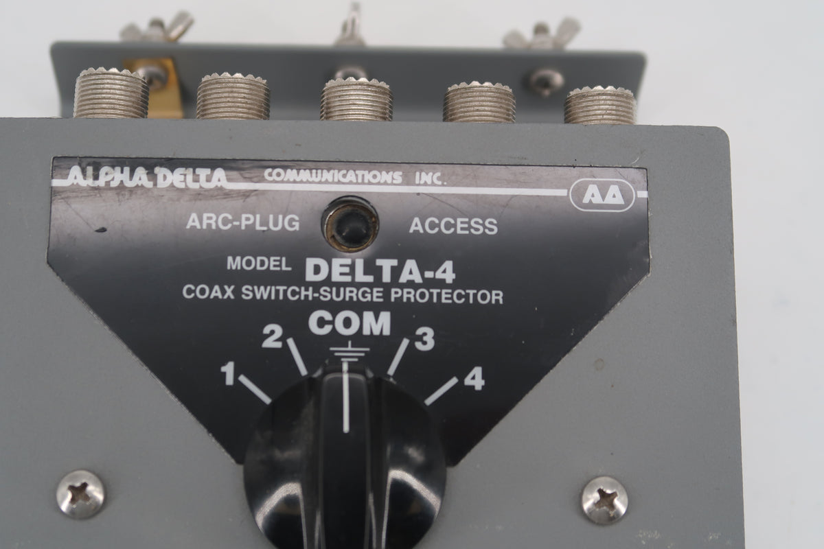 U20439 Used Alpha Delta Delta-4 Coax Switch-Surge Protector