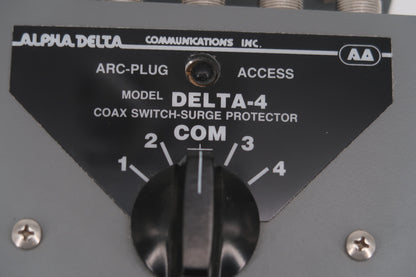 U20439 Used Alpha Delta Delta-4 Coax Switch-Surge Protector