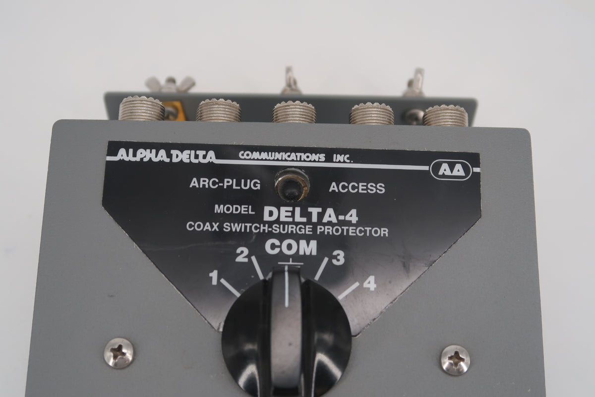 U20441 Used Alpha Delta Delta-4 Coax Switch-Surge Protector