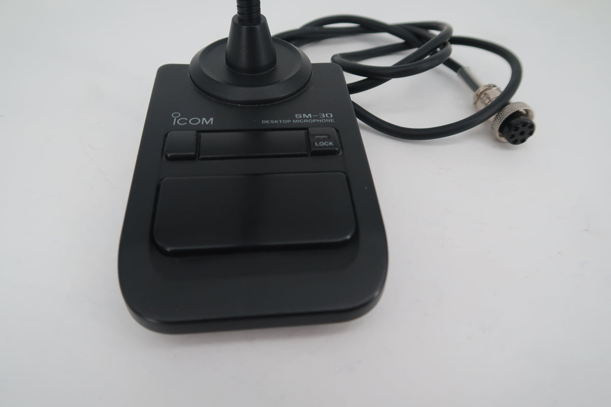 U20452 Used ICOM SM-30 Desktop Microphone
