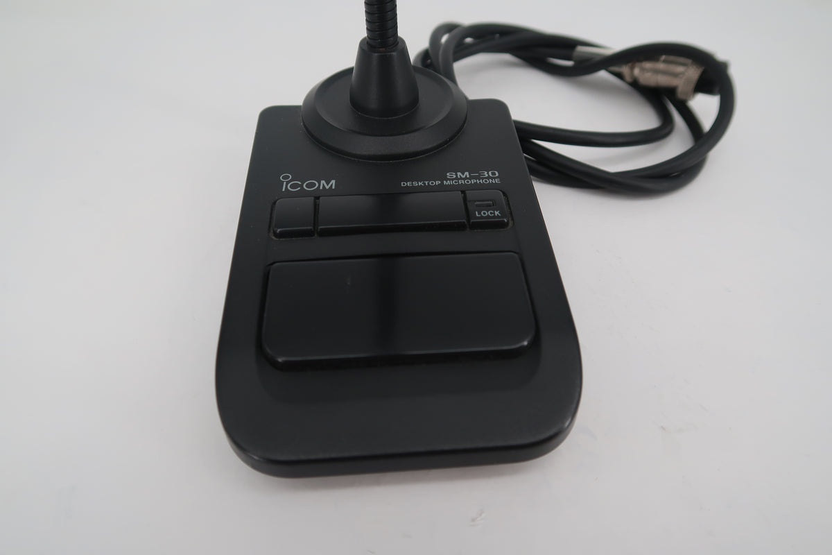 U20453 Used ICOM SM-30 Desktop Microphone