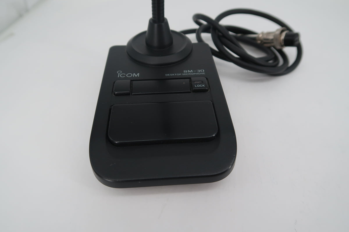 U20454 Used ICOM SM-30 Desktop Microphone