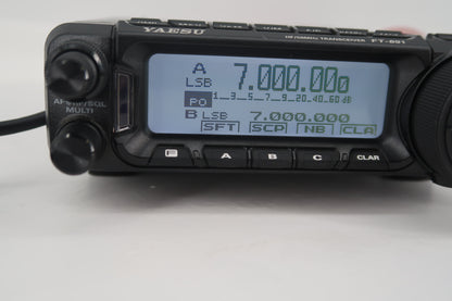 U20459 Used Yaesu FT-891 HF/50MHz All Mode 100W Transceiver
