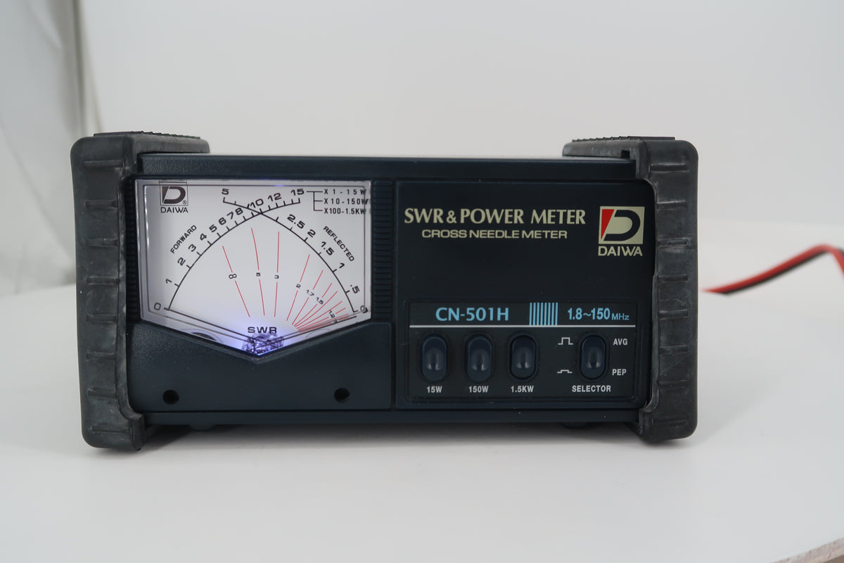 U20465 Used Daiwa CN-501H Cross Needle SWR/Wattmeter HF/VHF 1.5kW