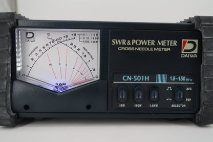 U20465 Used Daiwa CN-501H Cross Needle SWR/Wattmeter HF/VHF 1.5kW