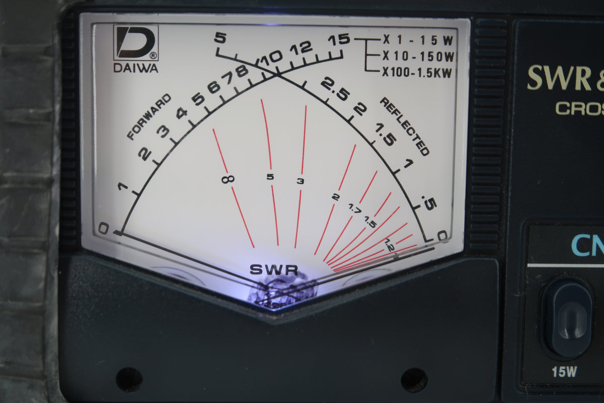 U20465 Used Daiwa CN-501H Cross Needle SWR/Wattmeter HF/VHF 1.5kW