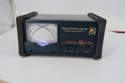 U20466 Used Daiwa CN-501V Cross Needle SWR/Wattmeter VHF/UHF 200W