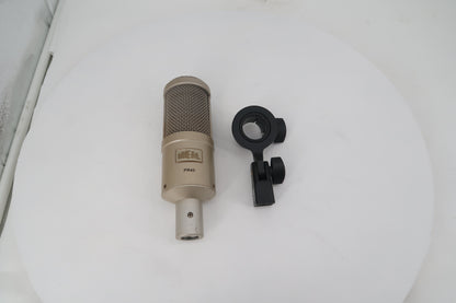 U20467 Used Heil Sound PR 40 Dynamic Microphone Champagne with Collector Case