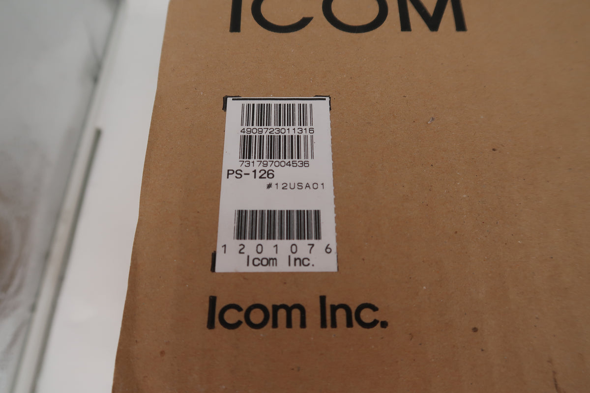 U20476 Used ICOM PS-126 DC Power Supply (13.8V 25A)