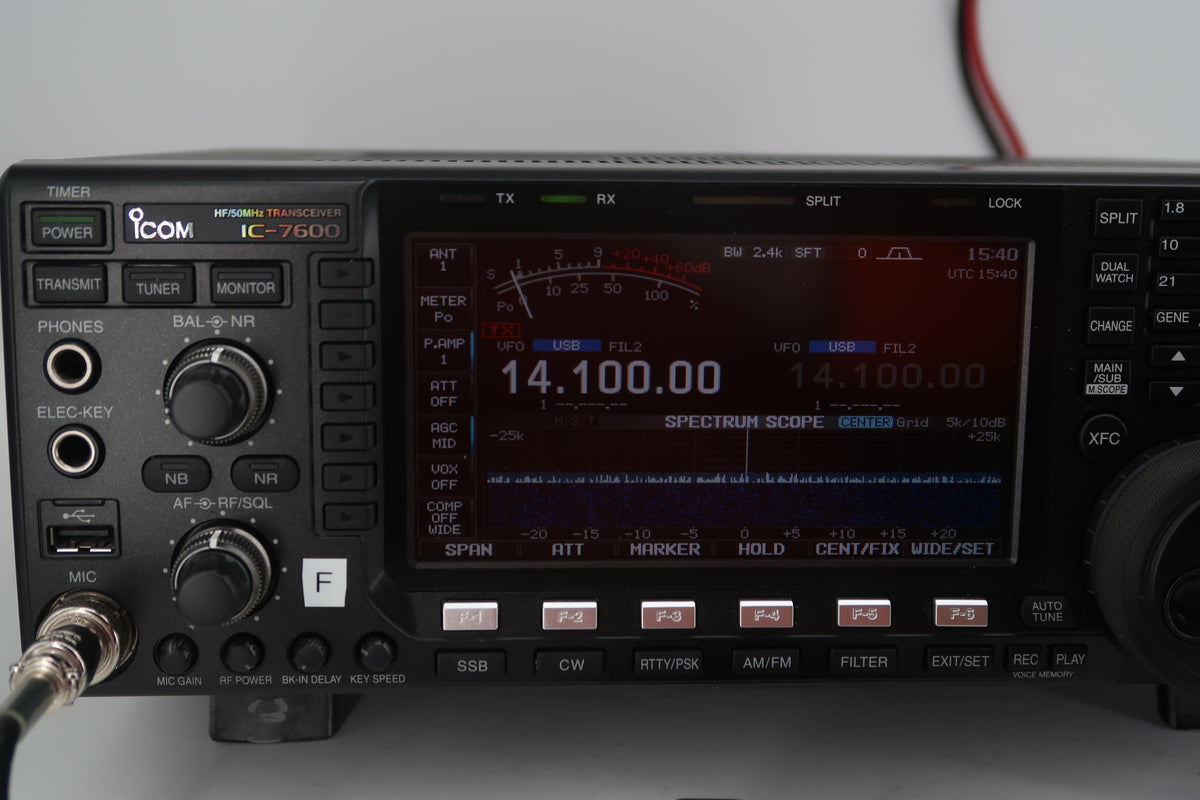 U20480 Used ICOM IC-7600 HF/50MHz All-Mode Transceiver