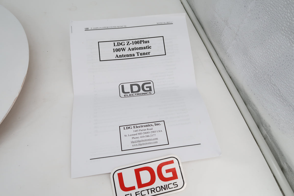 U20483 Used LDG Electronics Z-100 Plus Zero Power Antenna Tuner