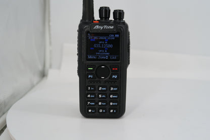 U20484 Used AntyTone AT-D868UV VHF/UHF FM/DMR GPS 7W Handheld Transceiver
