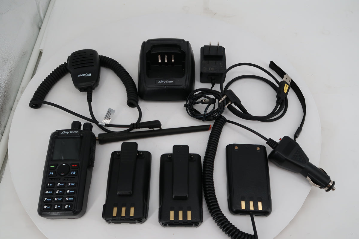 U20484 Used AntyTone AT-D868UV VHF/UHF FM/DMR GPS 7W Handheld Transceiver