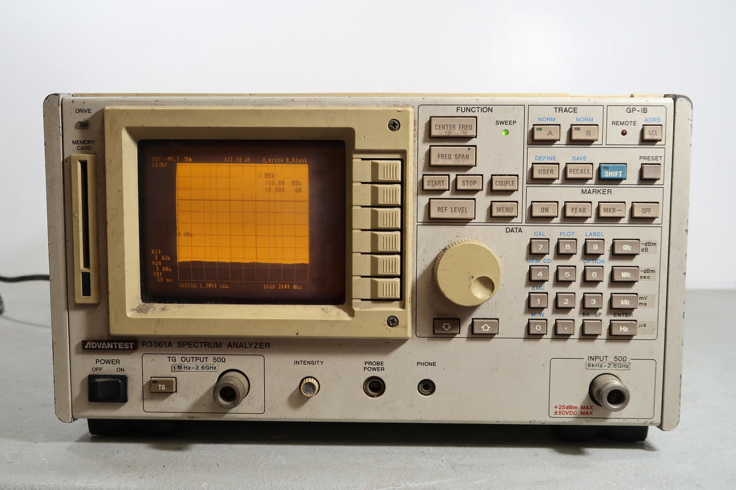 U19593 AS IS Advantest R3361A Spectrum Analyzer