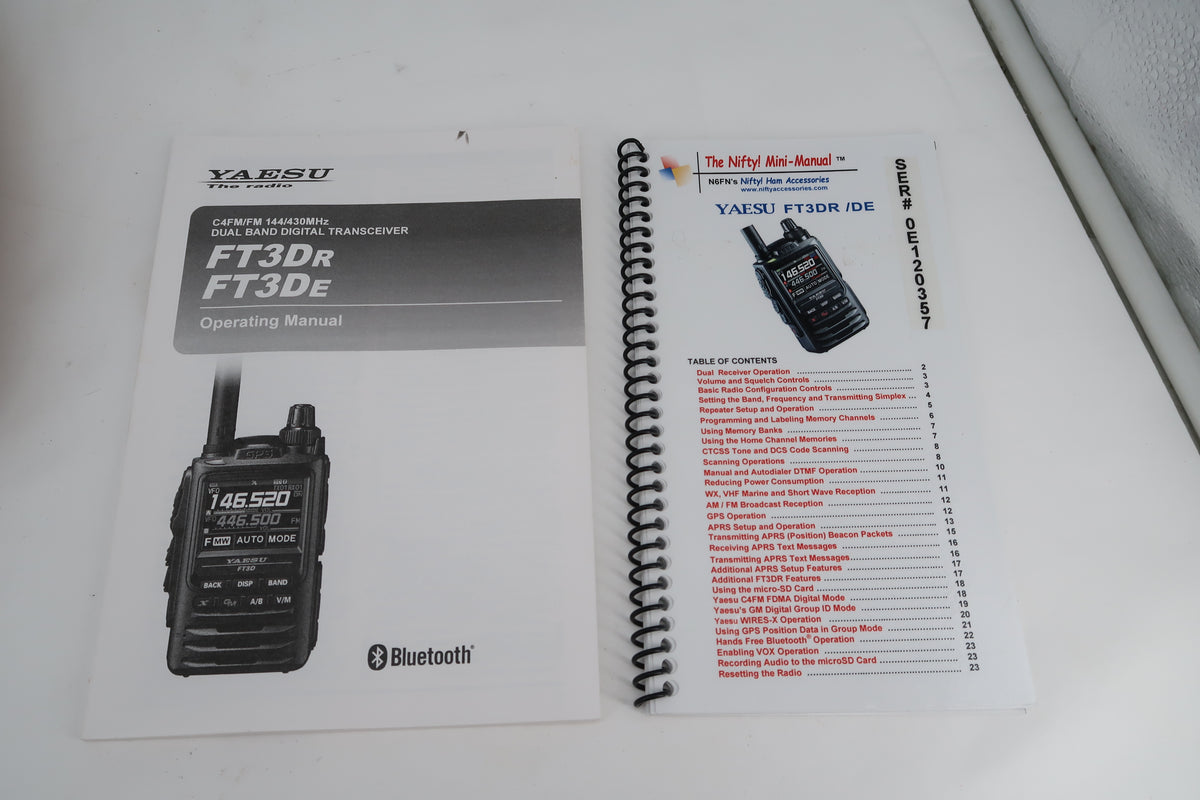U20485 Used Yaesu FT-3DR C4FM/FM 144/430MHz Dual Band 5W Handheld Transceiver
