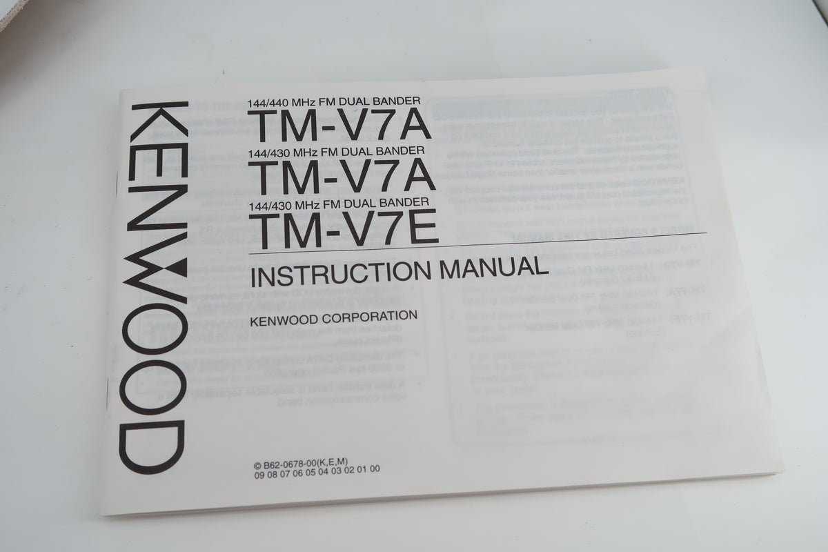 U20489 Used Kenwood TM-V7A 144/440MHz FM Dual Bander Transceiver with VS-3 Voice Unit