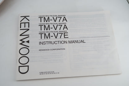 U20489 Used Kenwood TM-V7A 144/440MHz FM Dual Bander Transceiver with VS-3 Voice Unit