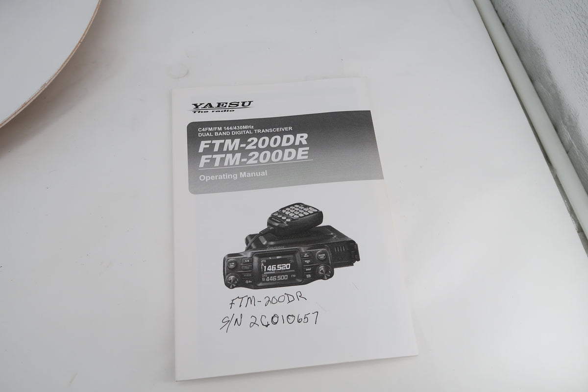 U20490 Used Yaesu FTM-200DR C4FM/FM 144/430MHz Dual Band 50W Transceiver