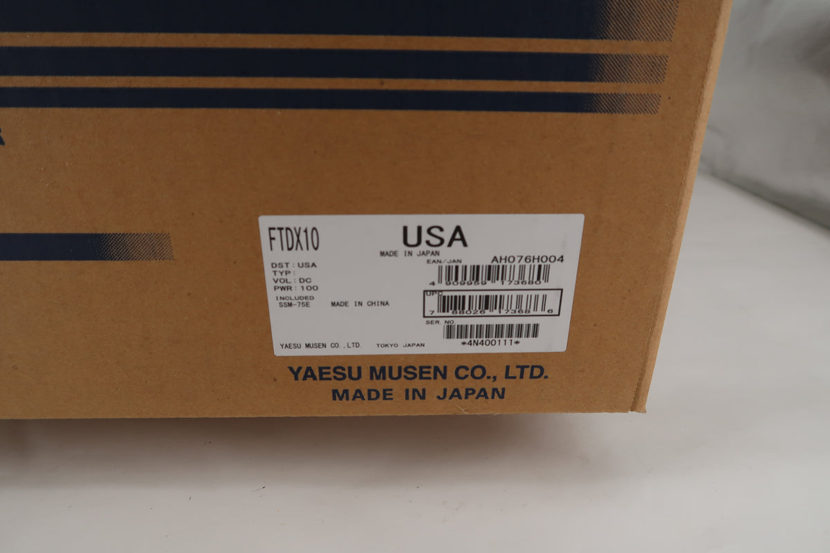 U20491 Used Yaesu FTdx10 HF/50MHz 100W Transceiver