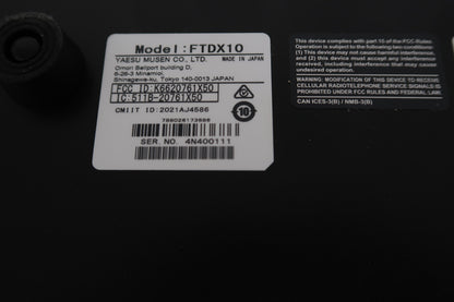 U20491 Used Yaesu FTdx10 HF/50MHz 100W Transceiver